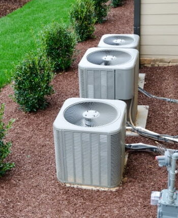 AC units connected to the residential house